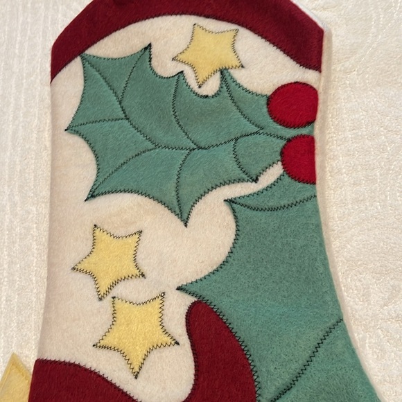 Western Christmas Stockings (2) Cowboy Cowgirl  Boots Western Holiday - Picture 4 of 8